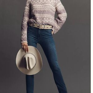 MOTHER Dark Blue Boot Cut Jeans